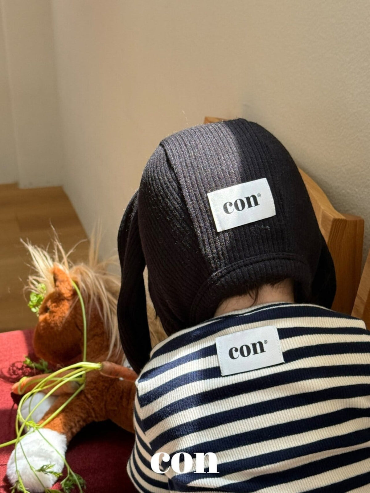 CON ウサギ帽子｜秋服