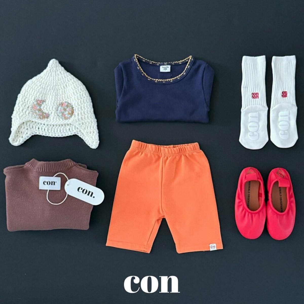 CON インターピンコットTシャツ
