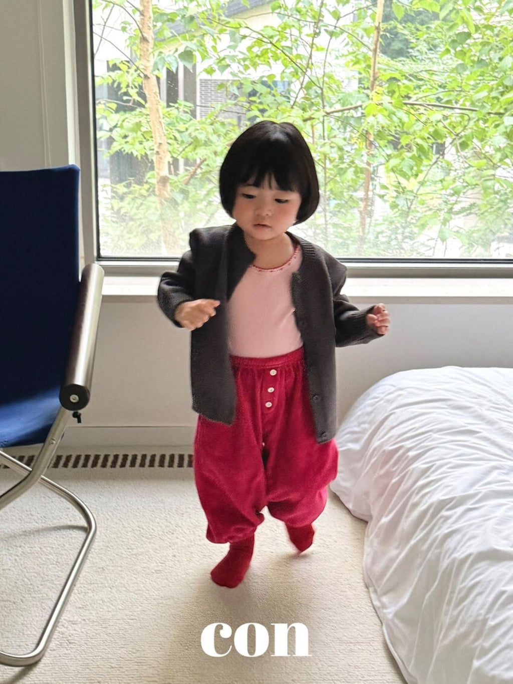 CON ベロアホリックパンツ
