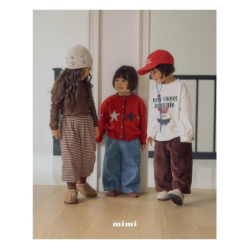 BYMIMI ビッグスターニットカーディガン