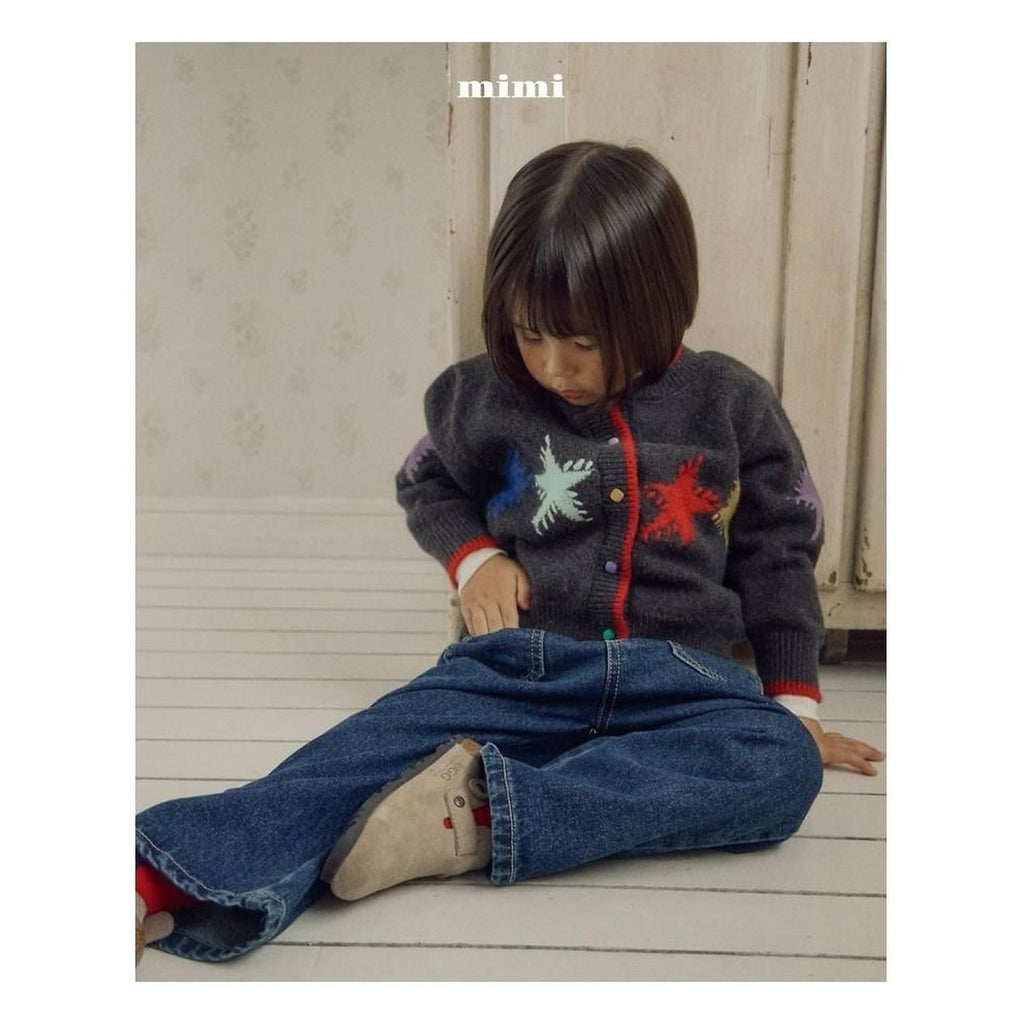 BYMIMI ビッグスターニットカーディガン
