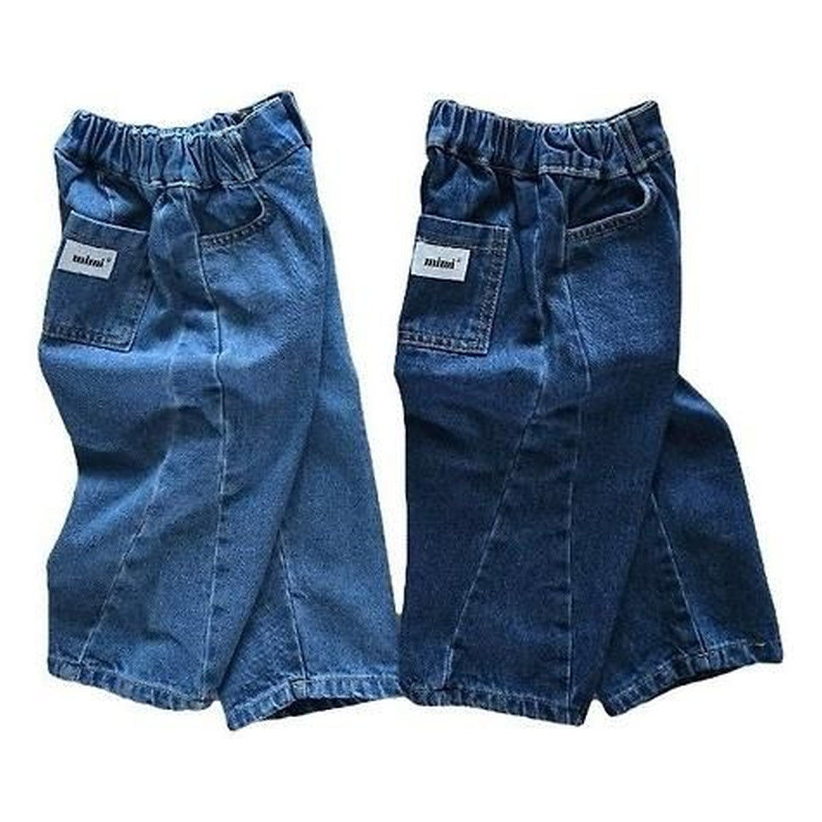 BYMIMI 切り替えデニムパンツ