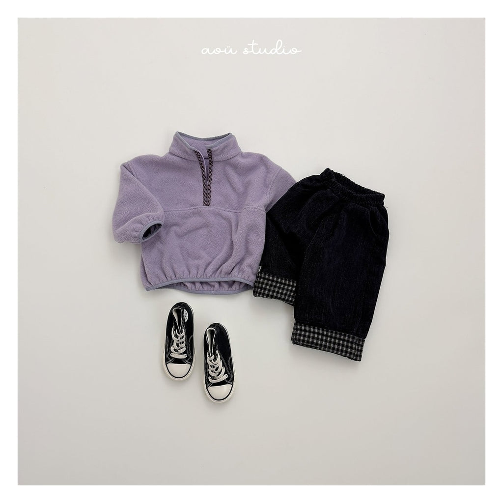 aou studio ロールアップパンツ
