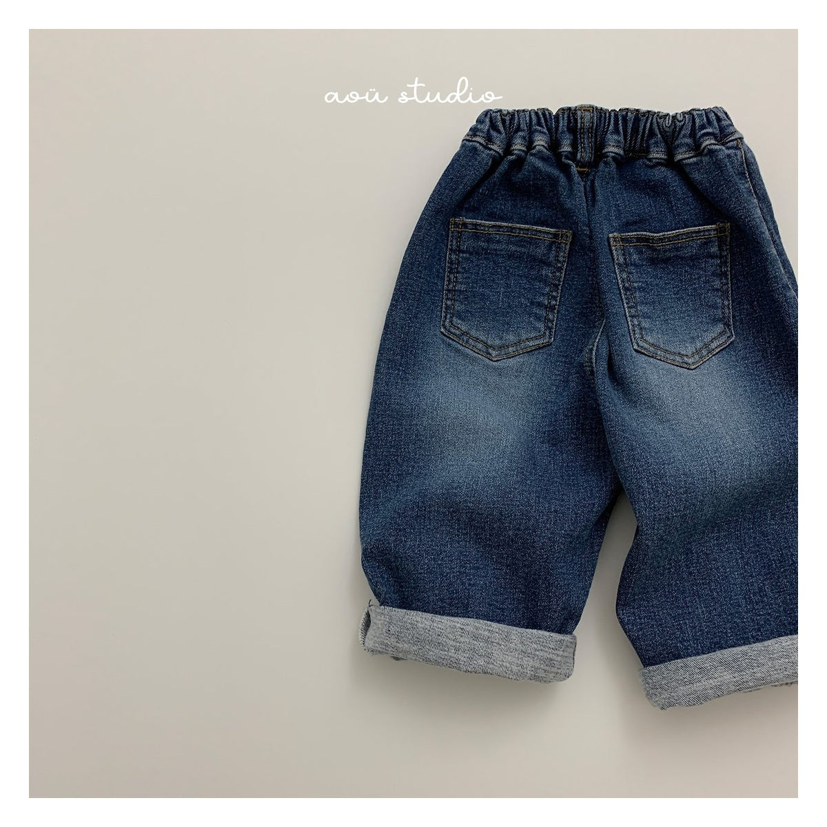 aou studio ポケットデニムパンツ