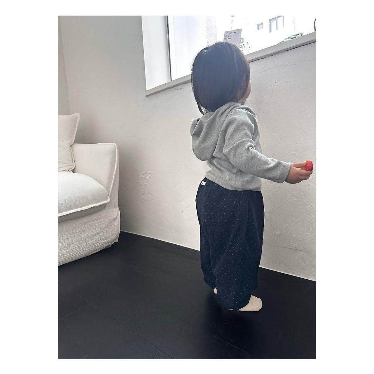 Ko and Ko ボタンリブパーカー