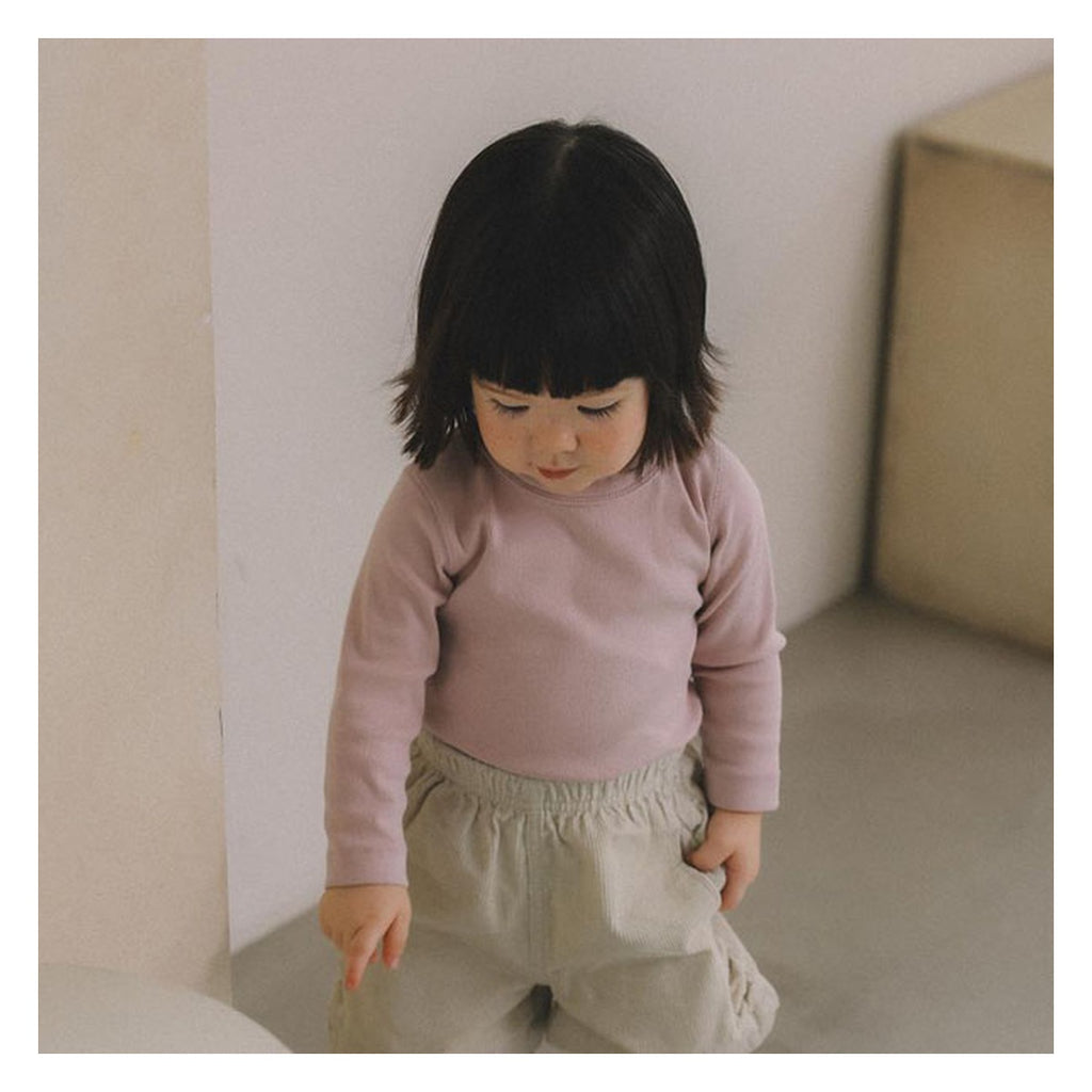 melmel リブTシャツ