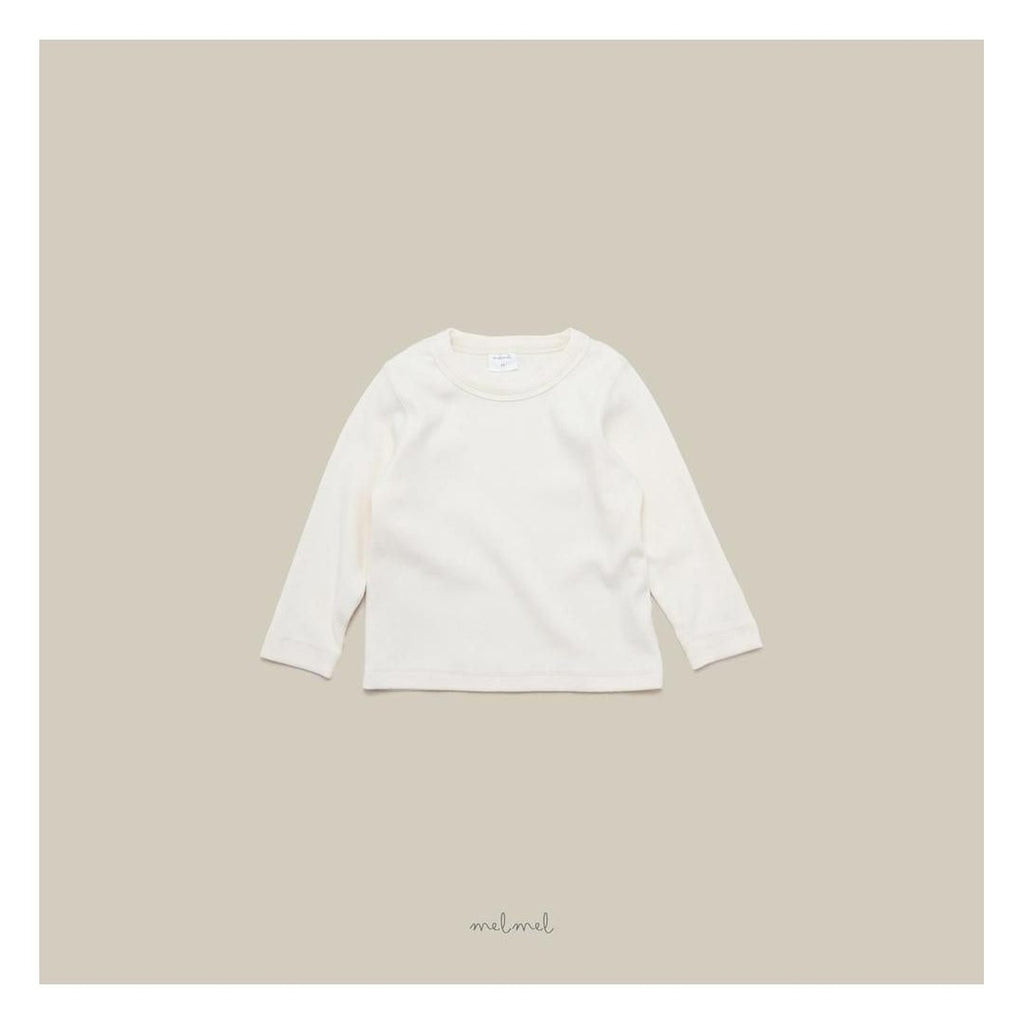 melmel リブTシャツ