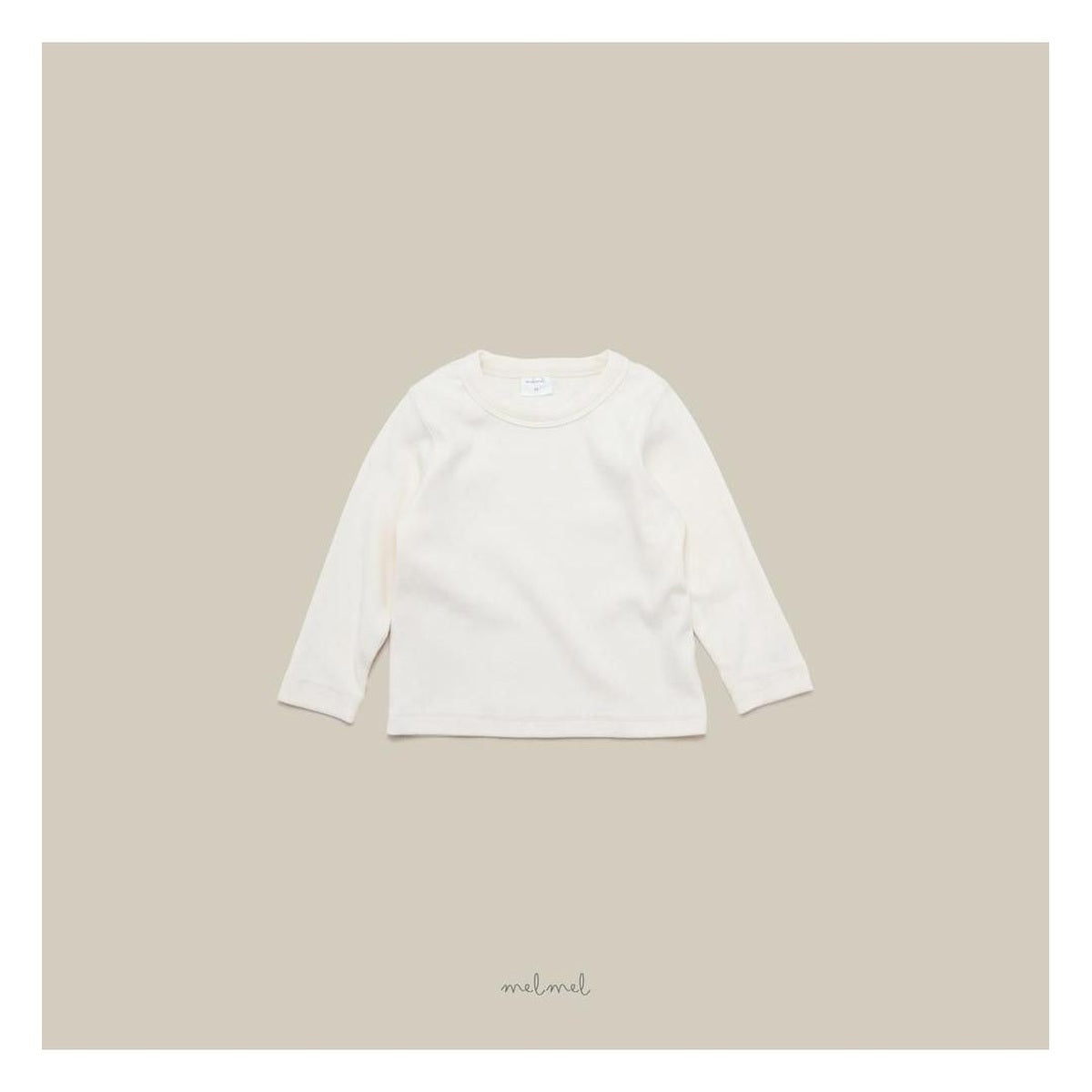 melmel リブTシャツ