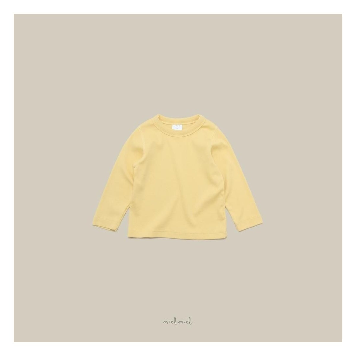 melmel リブTシャツ