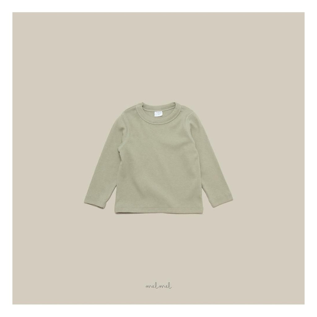 melmel リブTシャツ