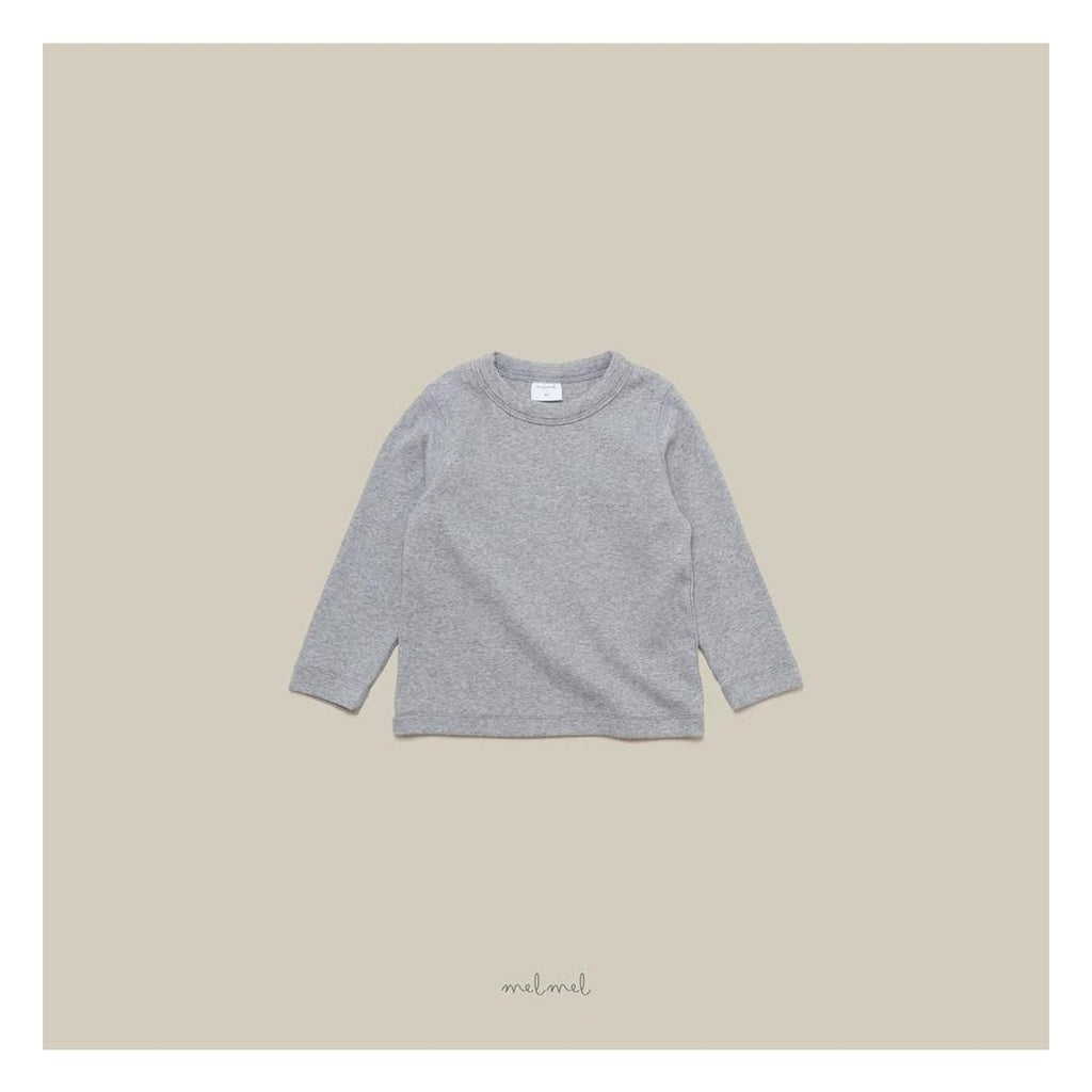 melmel リブTシャツ