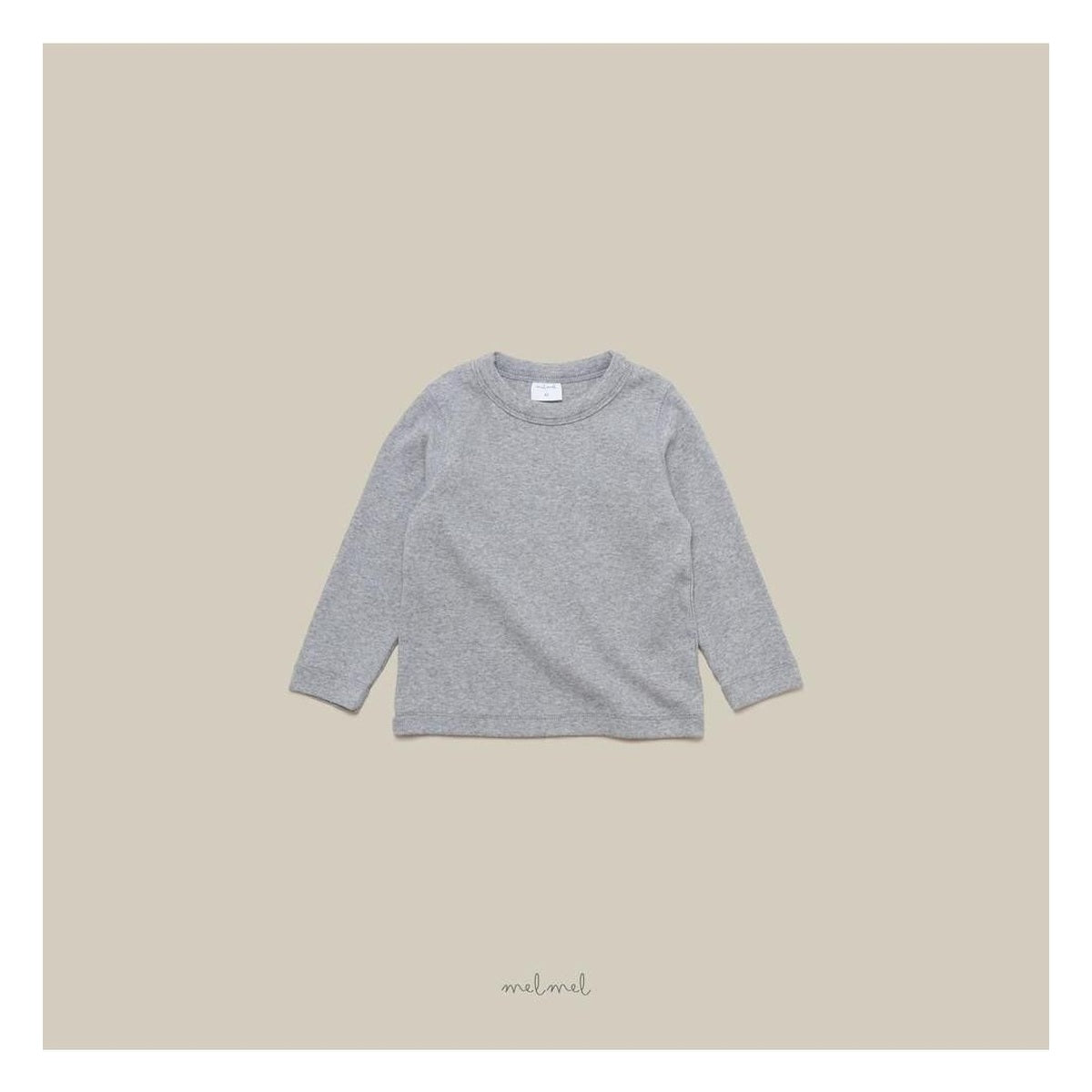 melmel リブTシャツ
