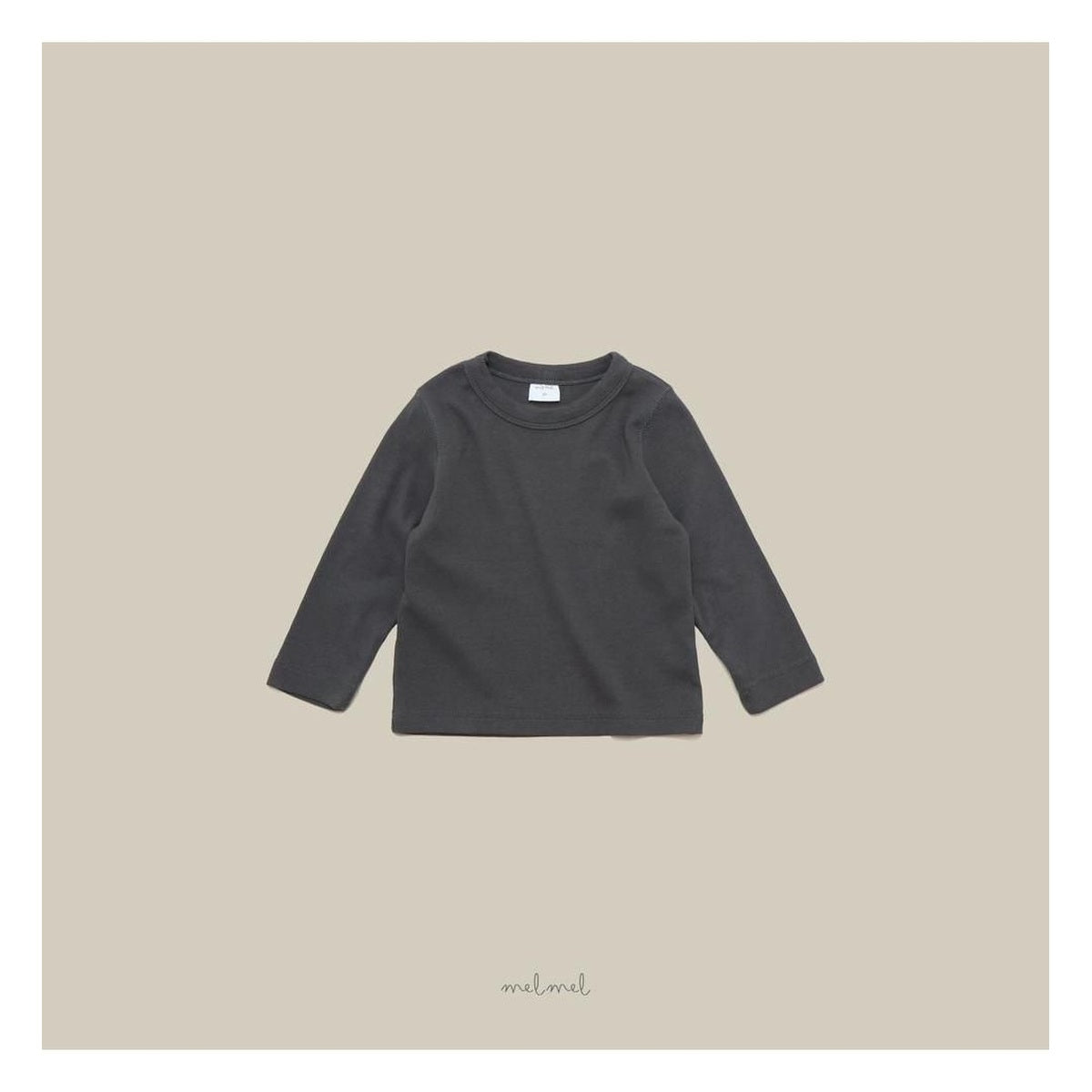 melmel リブTシャツ