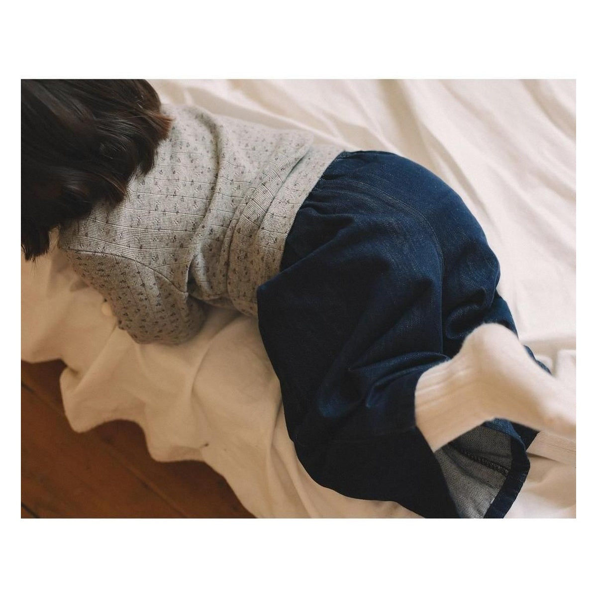 melmel ノンフェードデニムパンツ