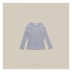 melmel ミルクコットンリブTシャツ