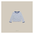 melmel 配色ボーダーTシャツ