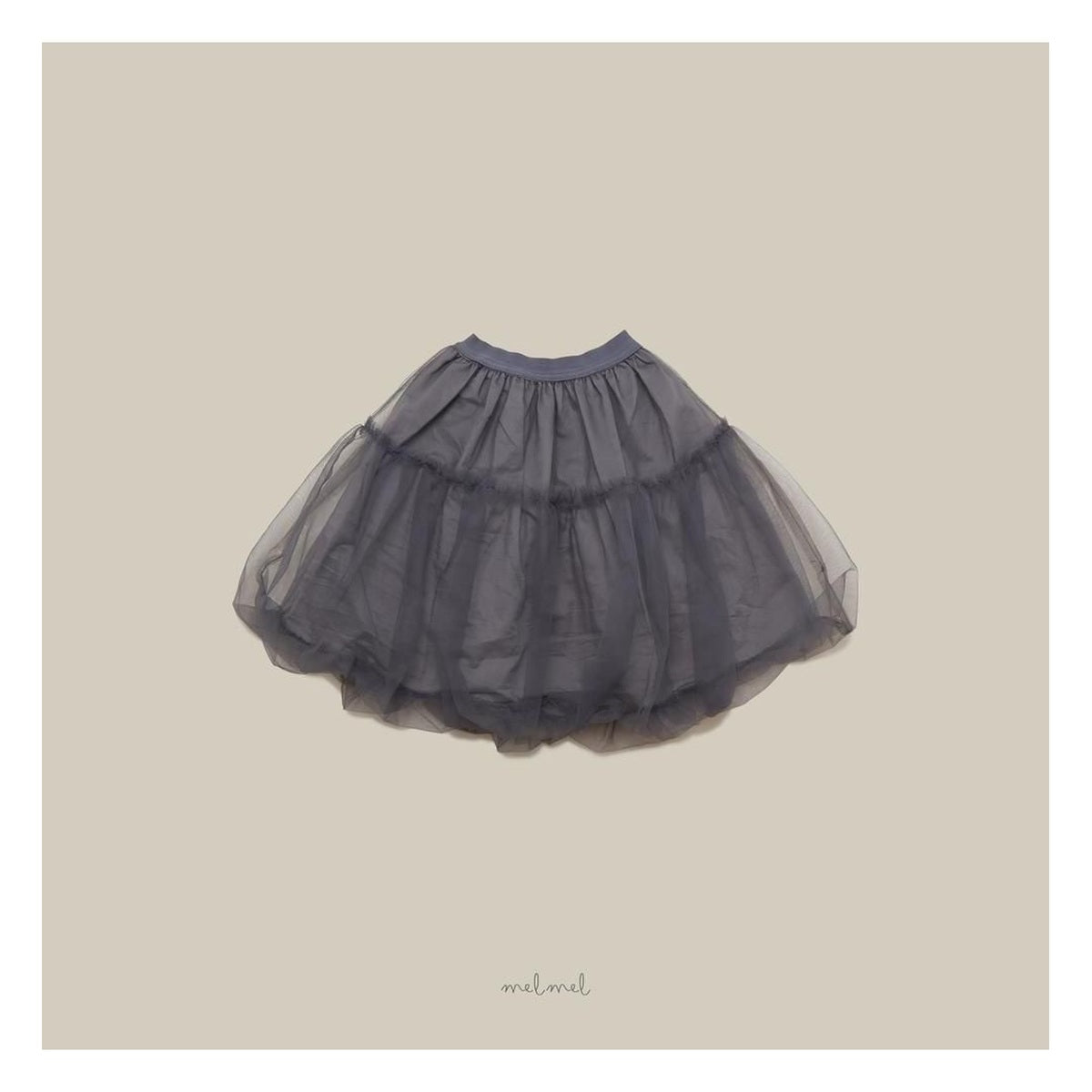 melmel バルーンチュールスカート
