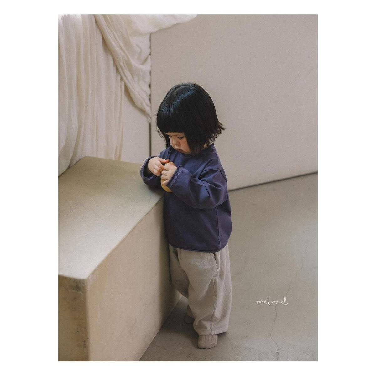 melmel カットオフTシャツ