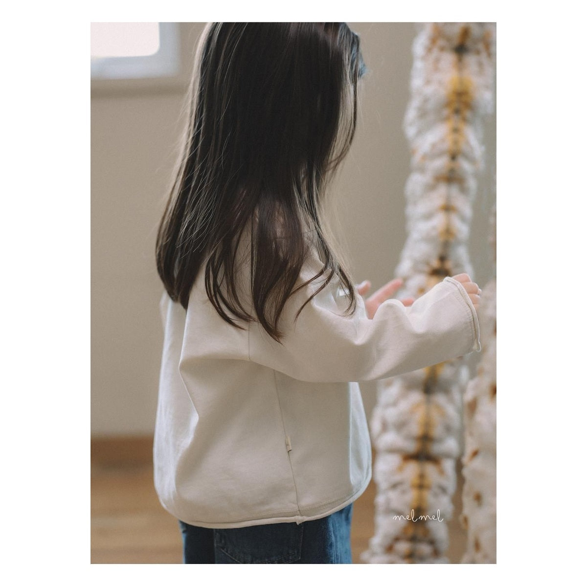 melmel カットオフTシャツ
