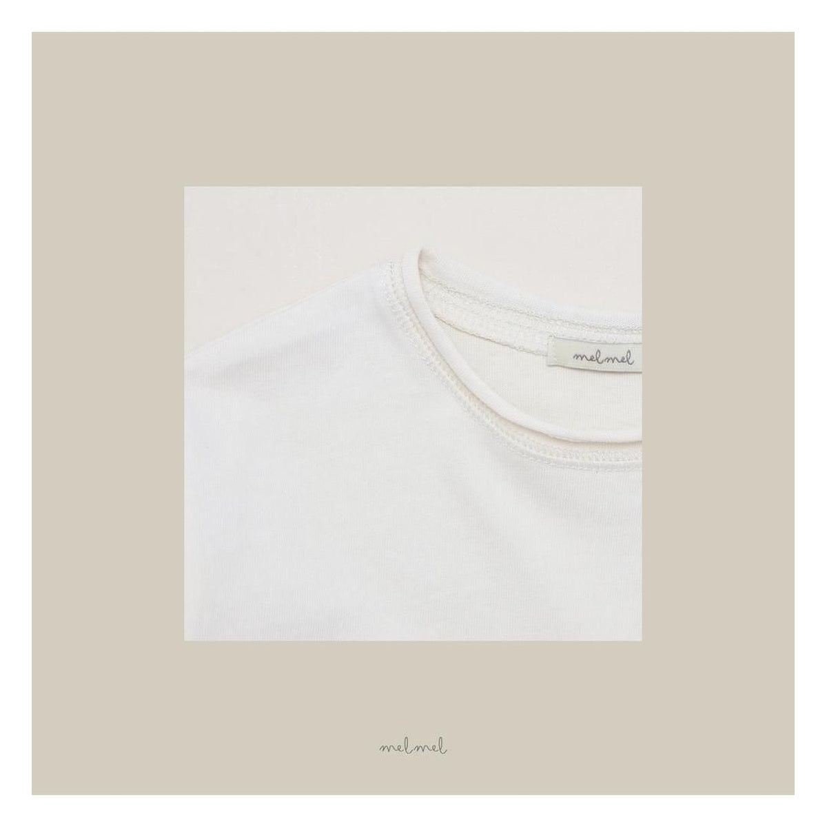 melmel カットオフTシャツ