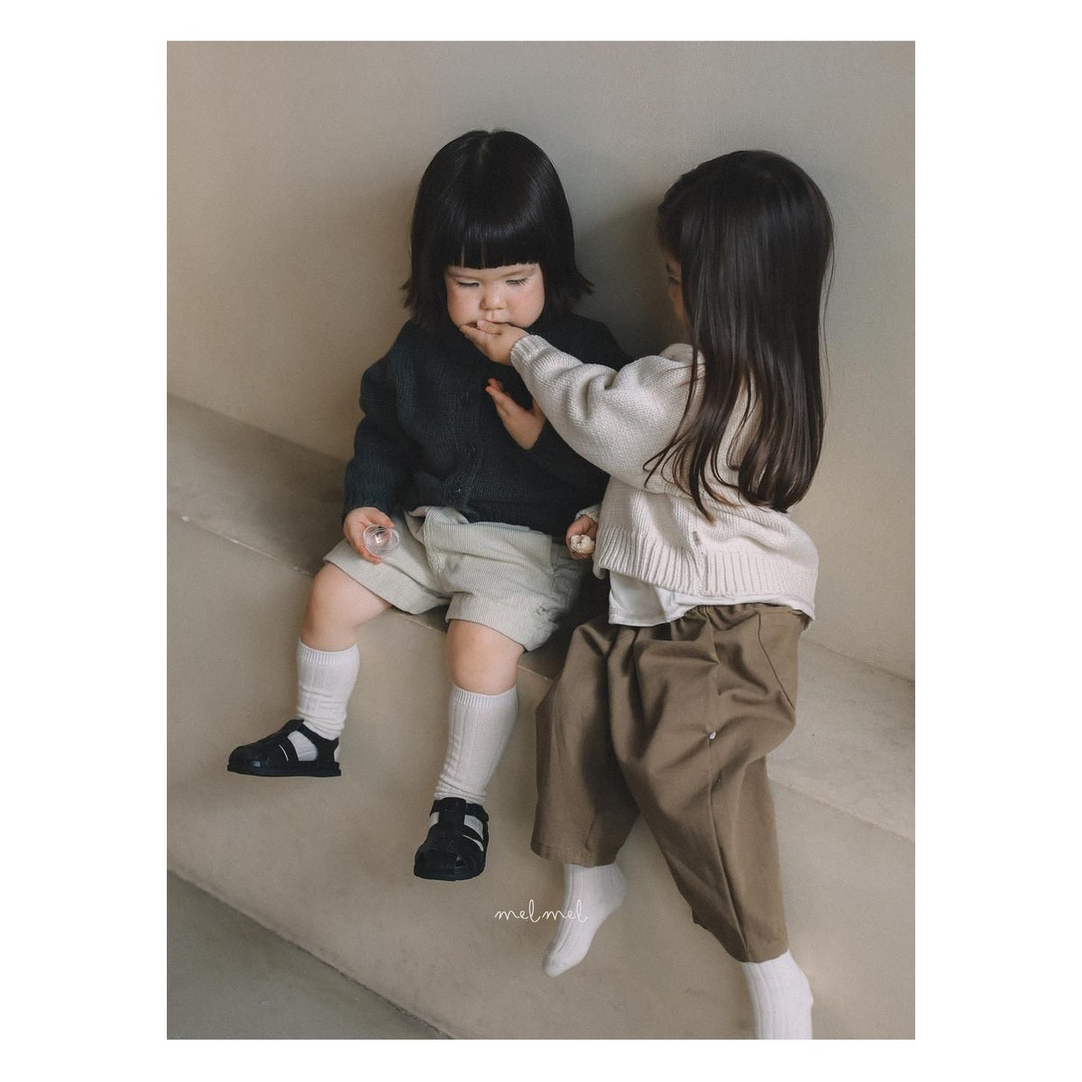 melmel コーデュロイショートパンツ