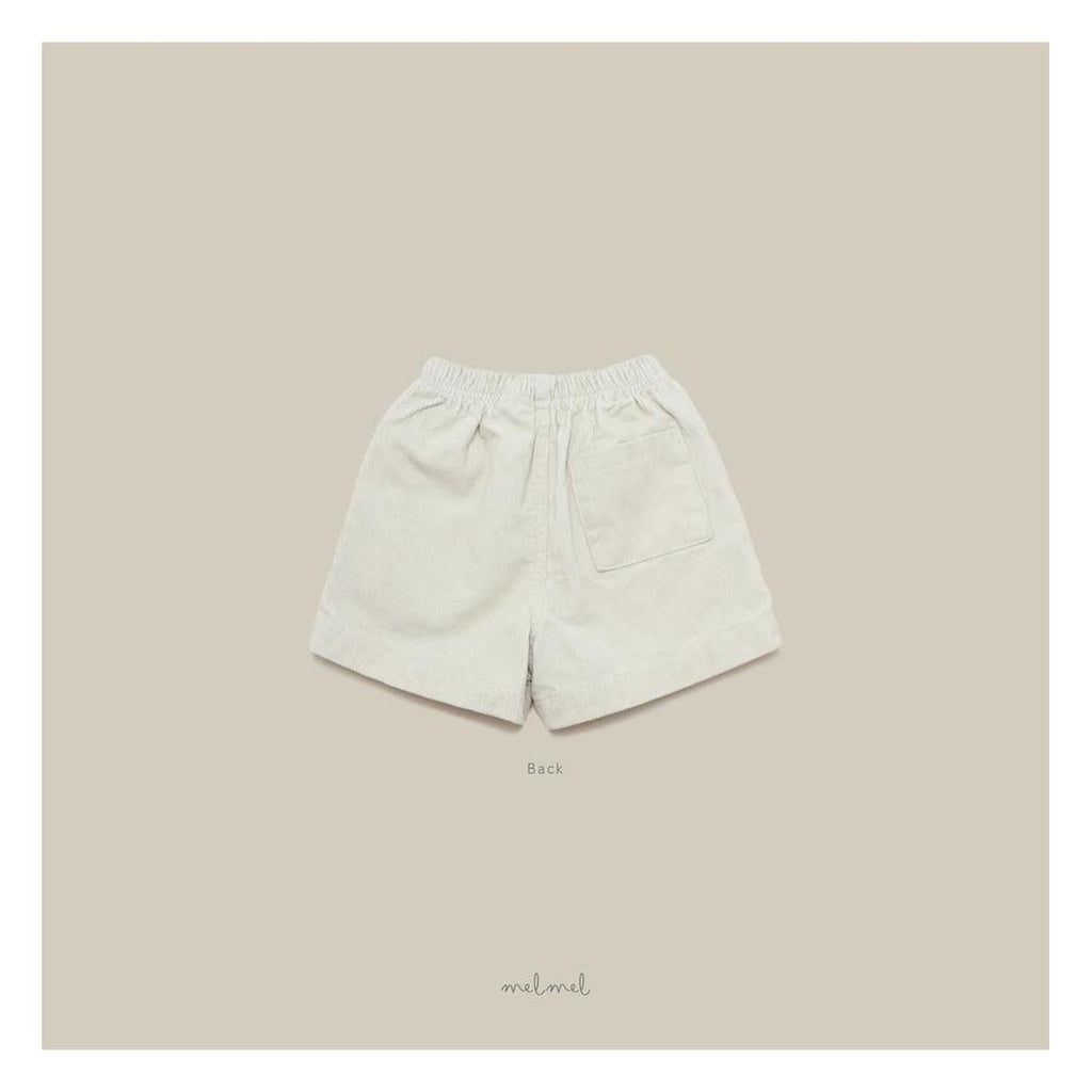 melmel コーデュロイショートパンツ