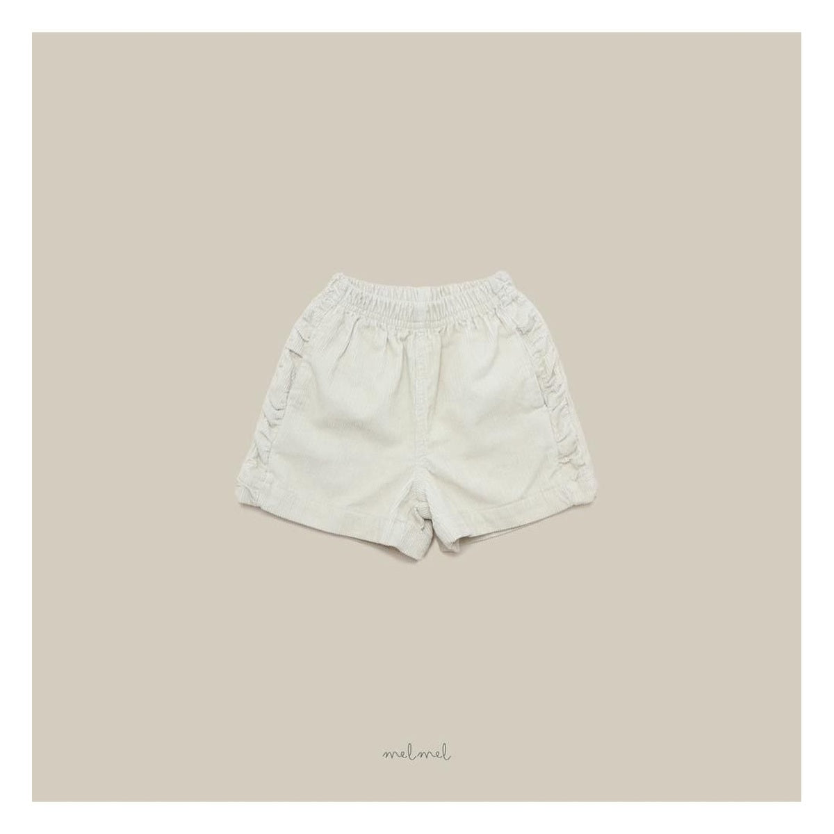 melmel コーデュロイショートパンツ