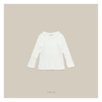 melmel ミルクリブTシャツ