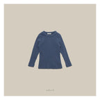 melmel ミルクリブTシャツ