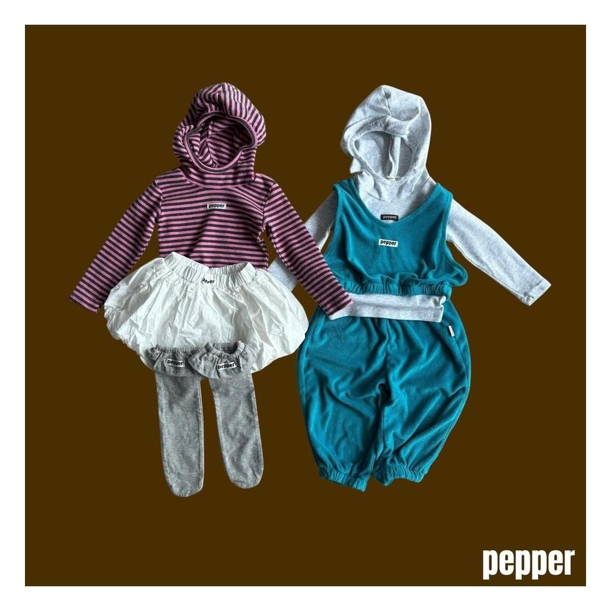 PEPPER テリージョガーパンツ