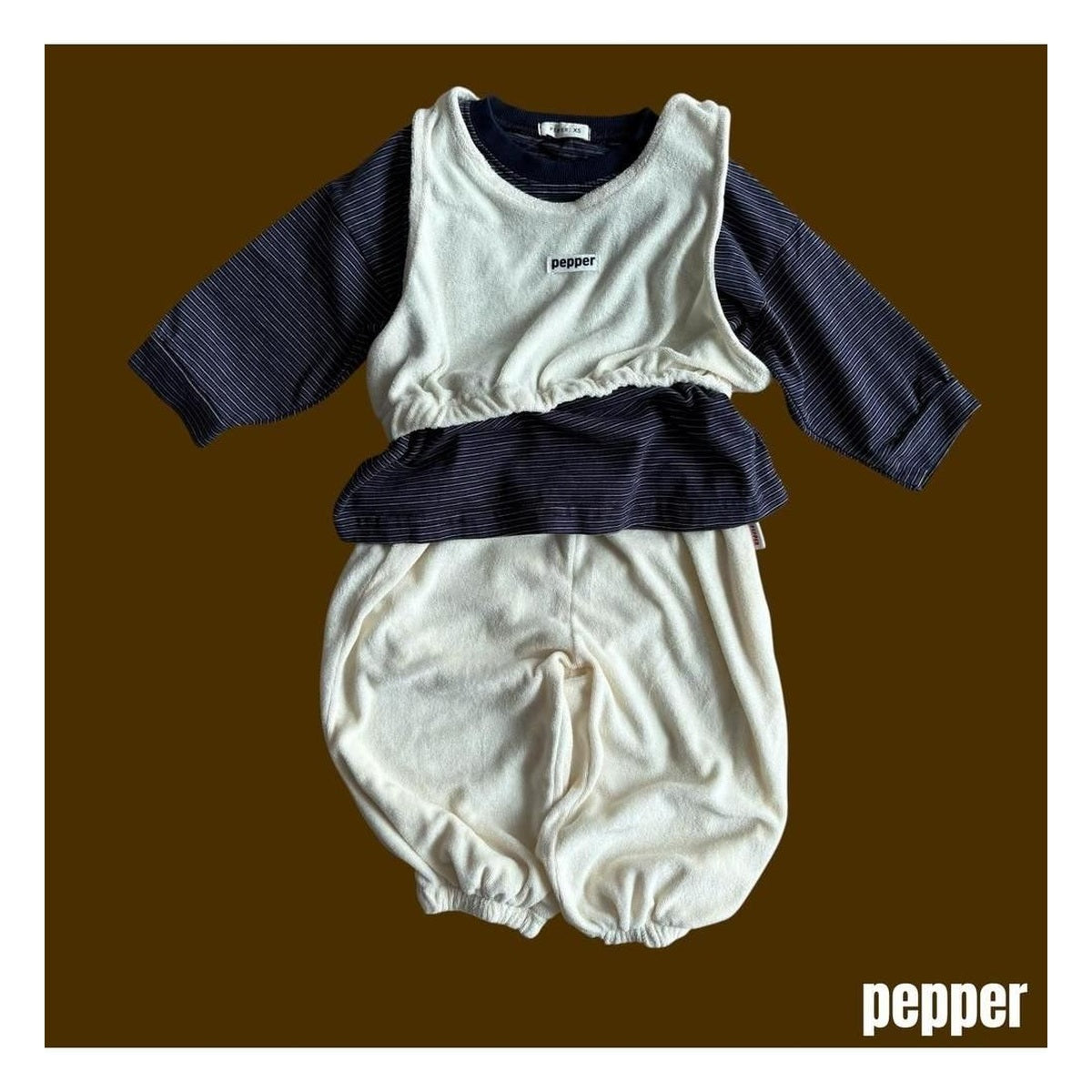 PEPPER テリージョガーパンツ