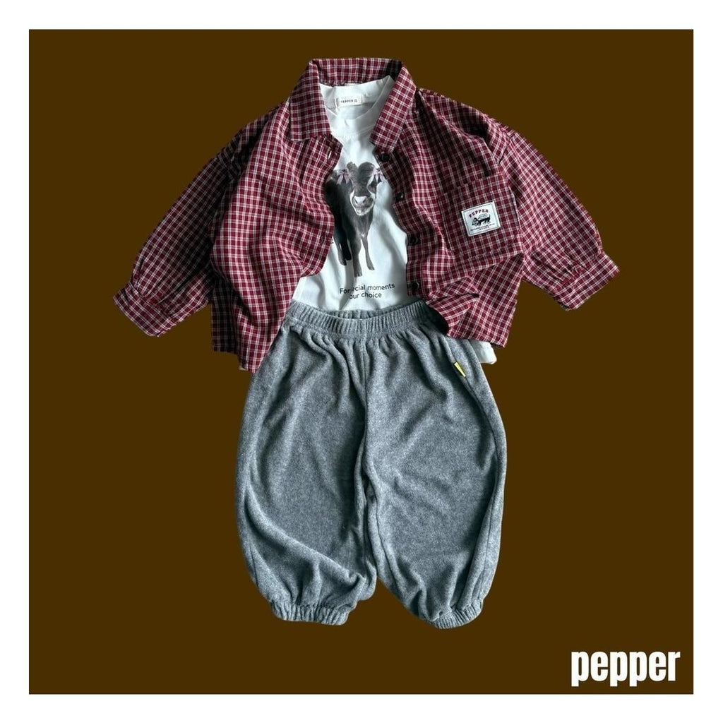 PEPPER テリージョガーパンツ