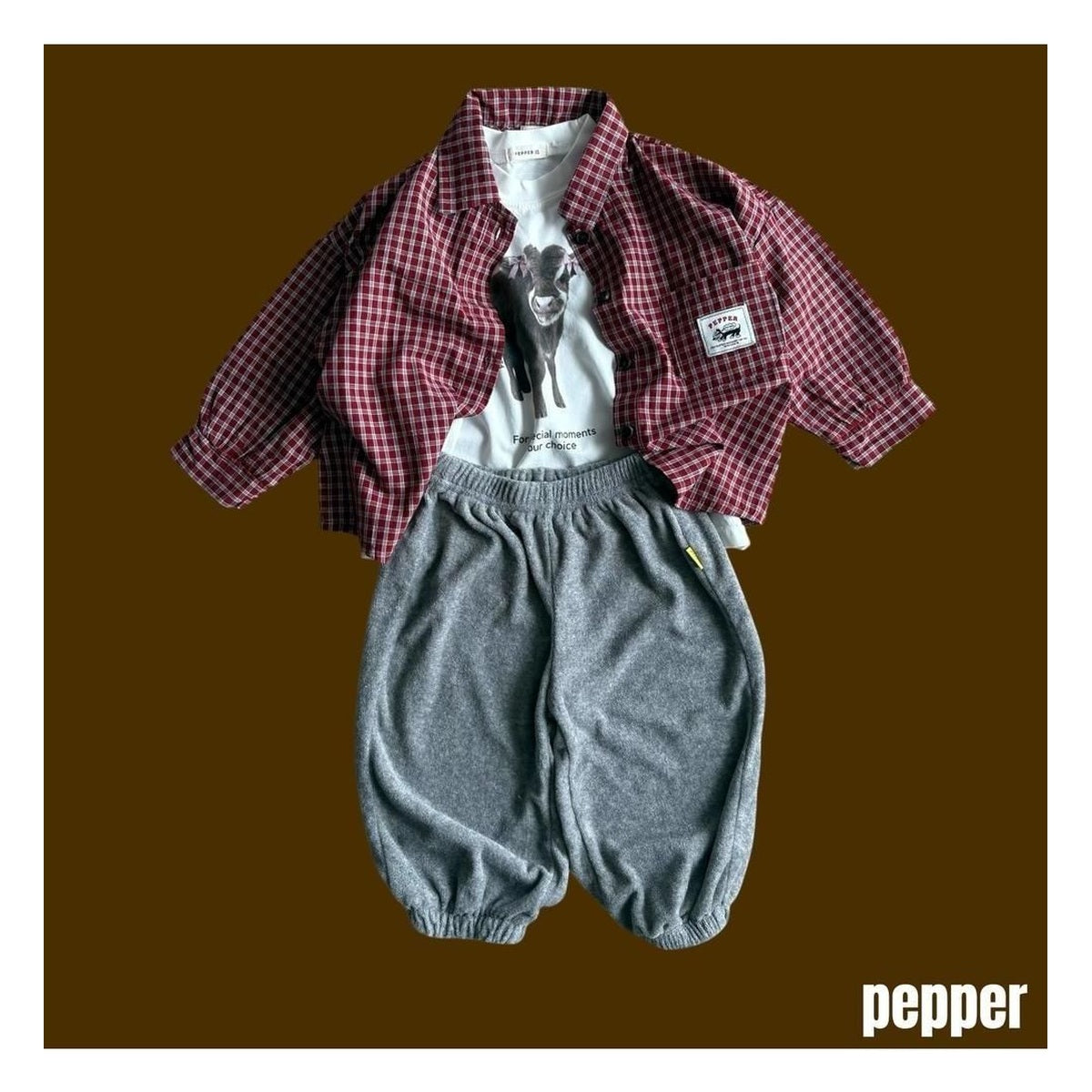 PEPPER テリージョガーパンツ