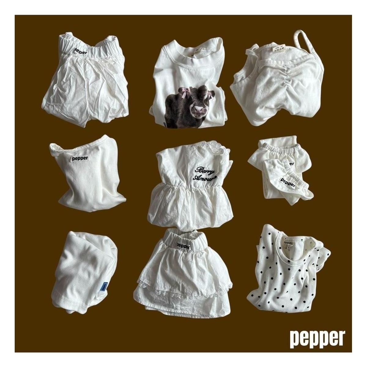 PEPPER 子牛Tシャツ