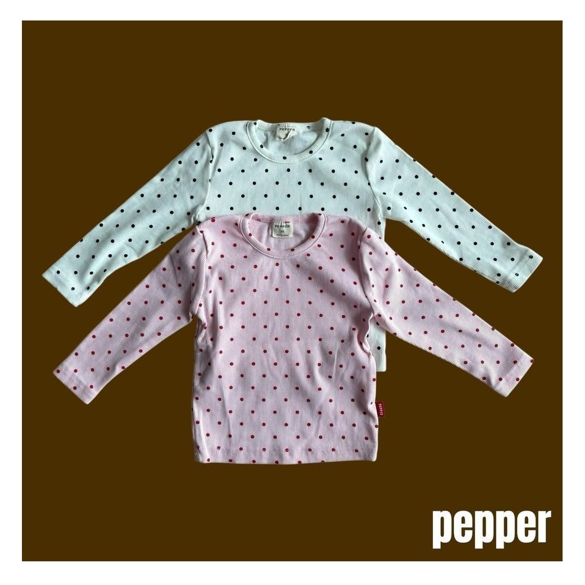 PEPPER ソフトドットTシャツ