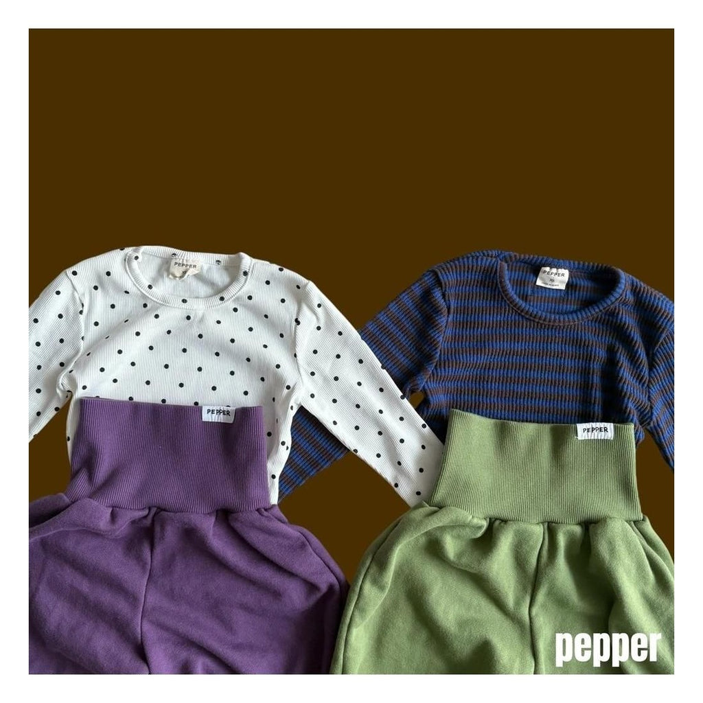 PEPPER ソフトドットTシャツ