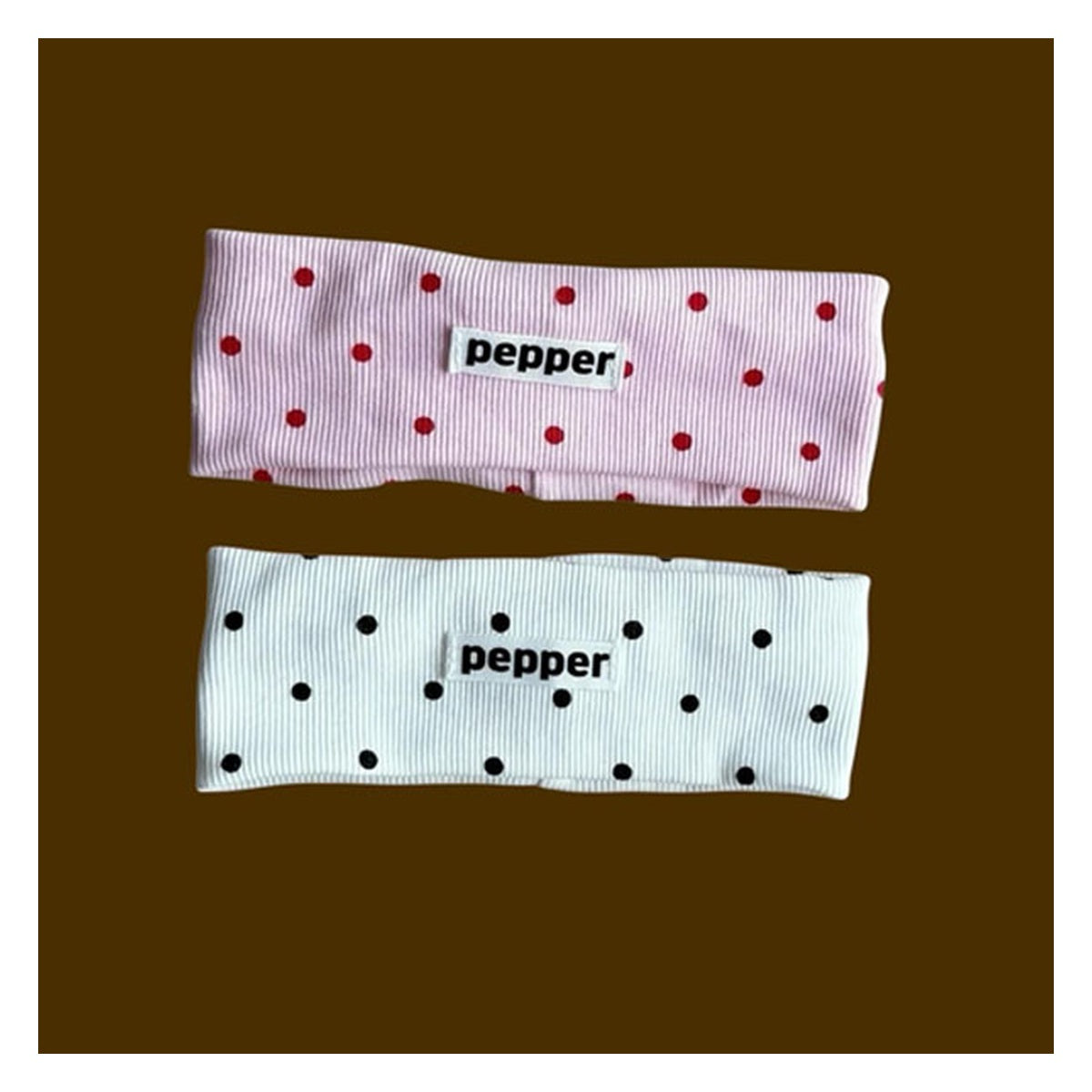 PEPPER ドット柄ヘアバンド FREE