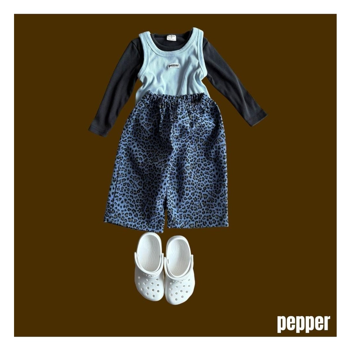 PEPPER リブTシャツ