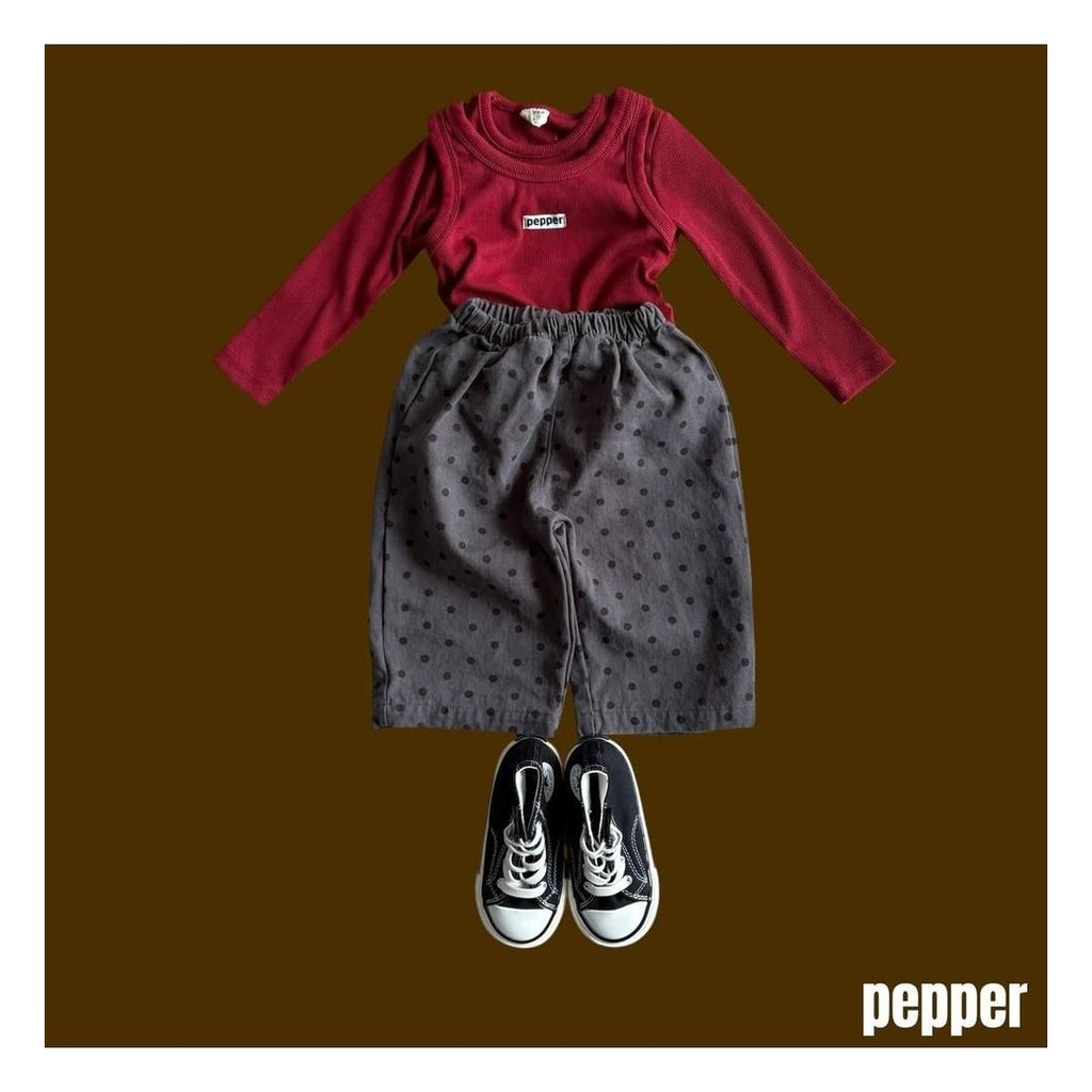 PEPPER リブレイヤードタンクトップ