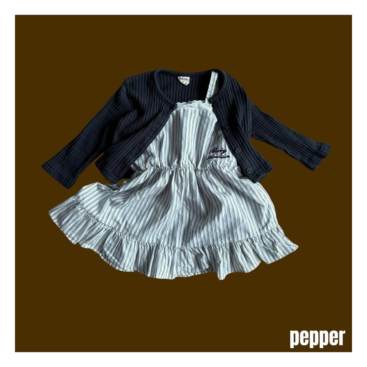 PEPPER モモレイヤードワンピース