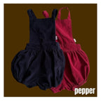 PEPPER コーデュロイショートオーバーオール