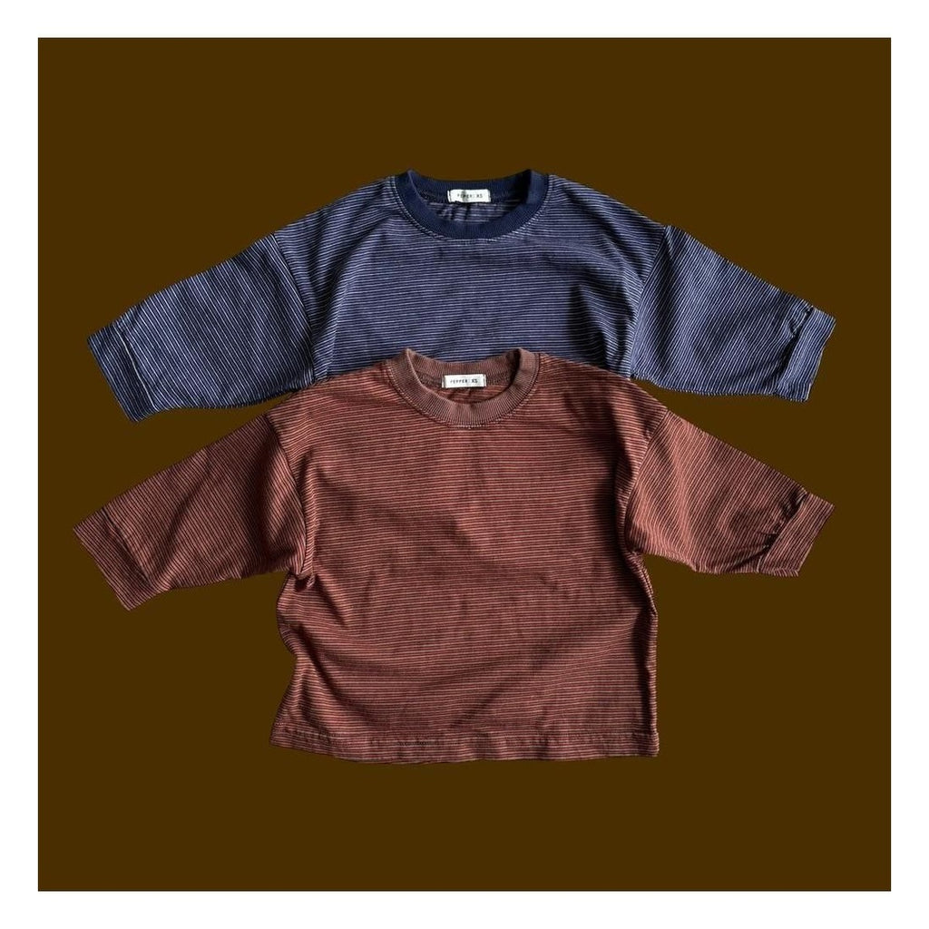 PEPPER ジェリーボーダーTシャツ