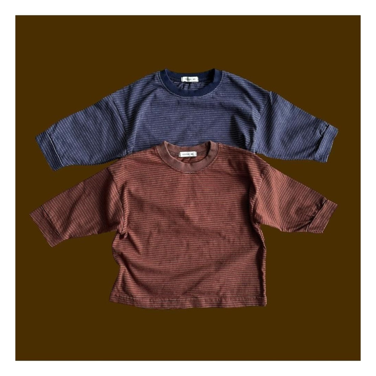 PEPPER ジェリーボーダーTシャツ