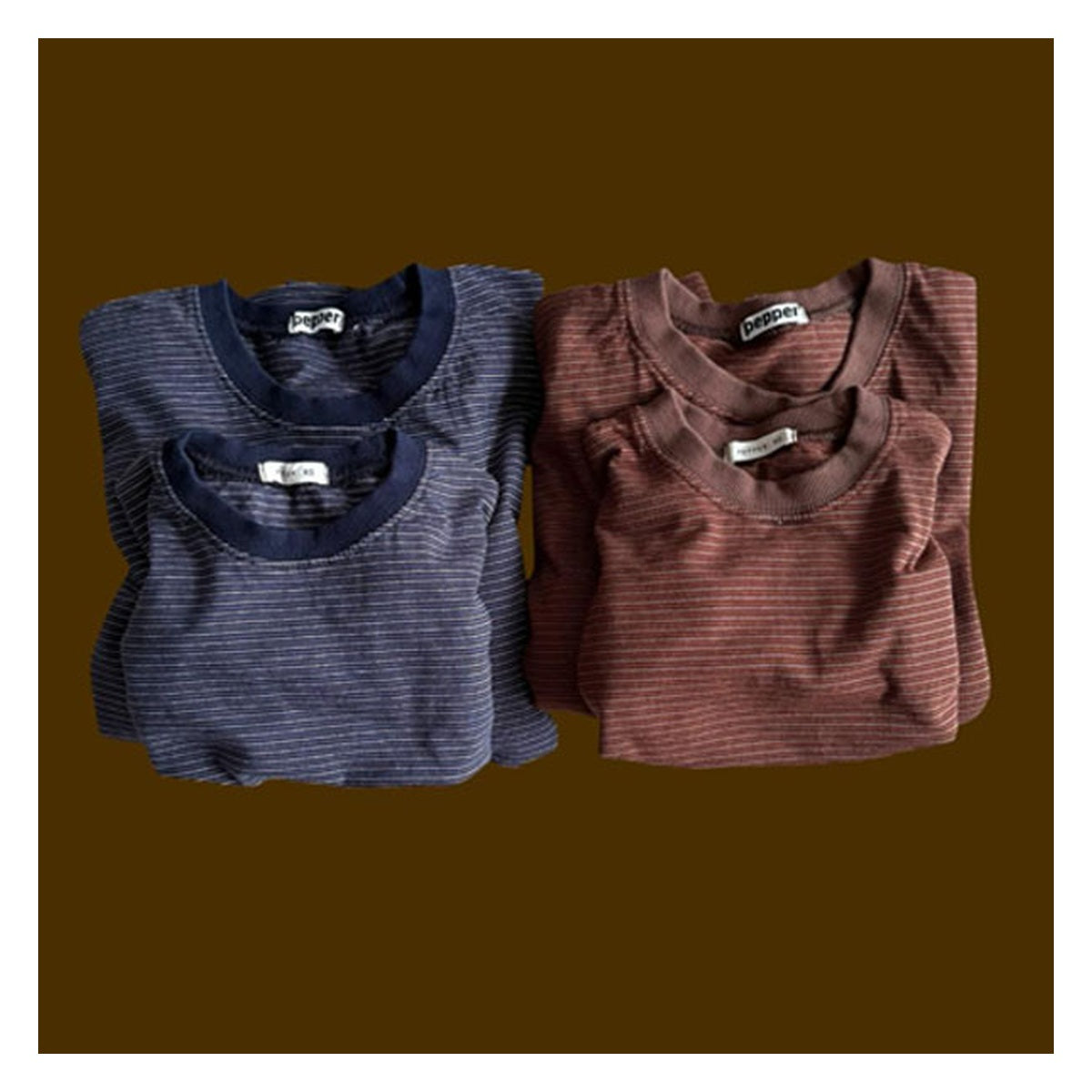 PEPPER ジェリーボーダーTシャツ