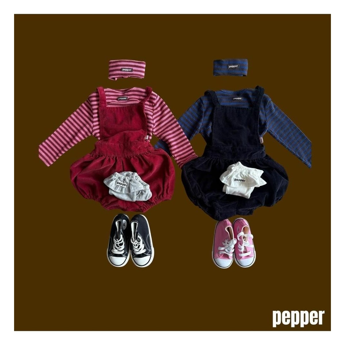 PEPPER ボーダーTシャツ