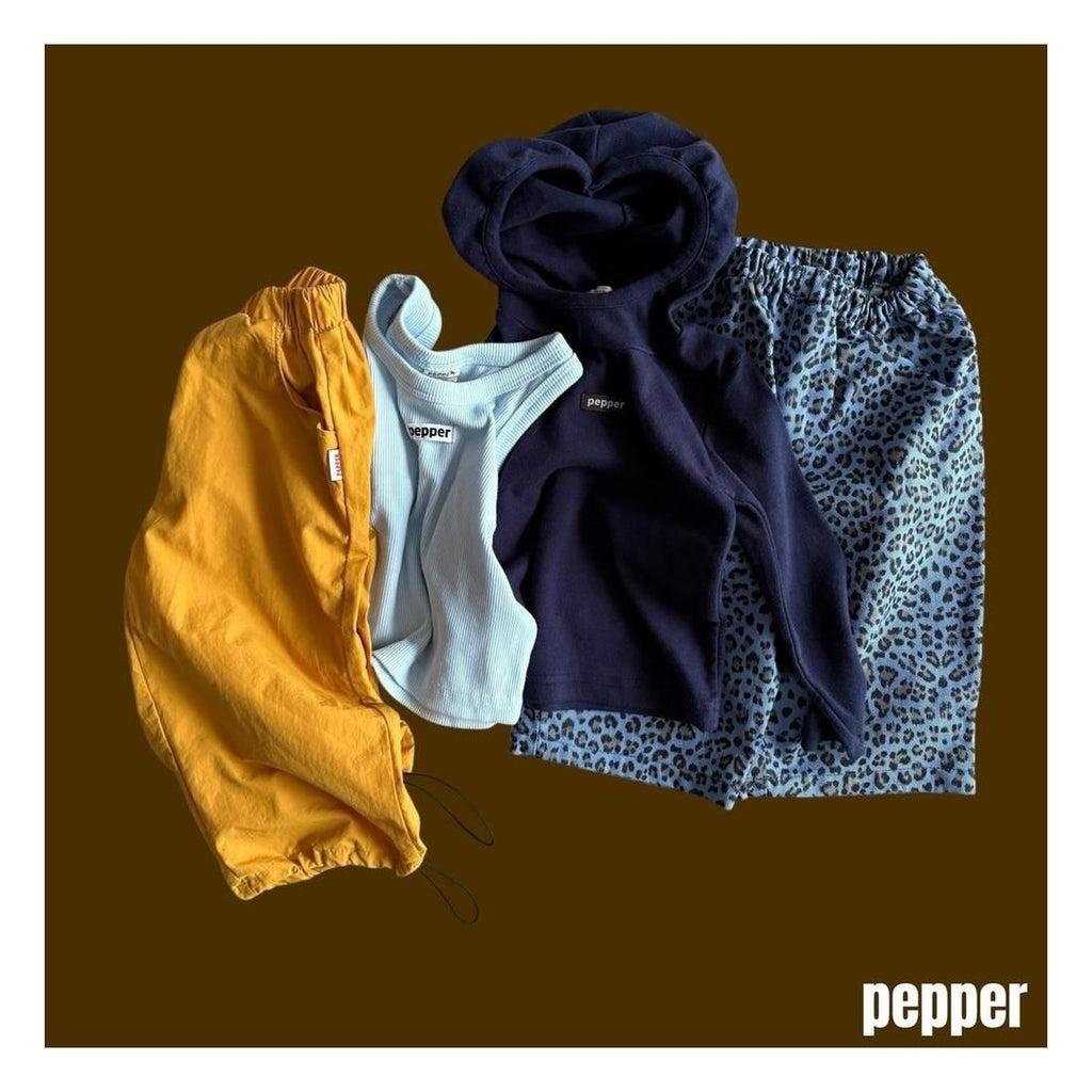 PEPPER フード付き抹茶パーカー