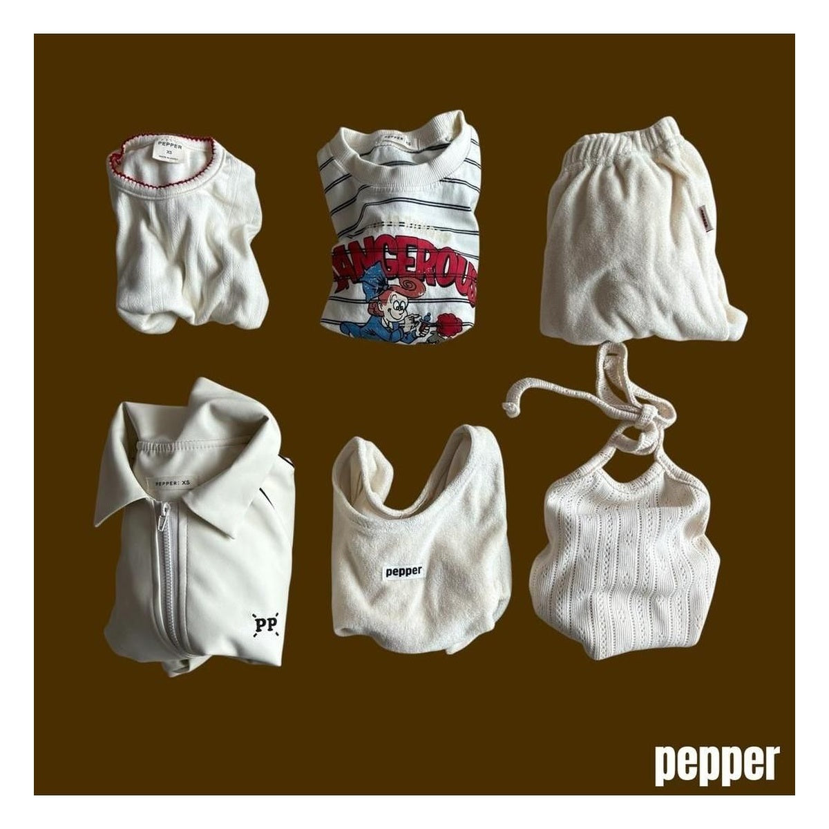 PEPPER キャンキャンレイヤードノースリーブ