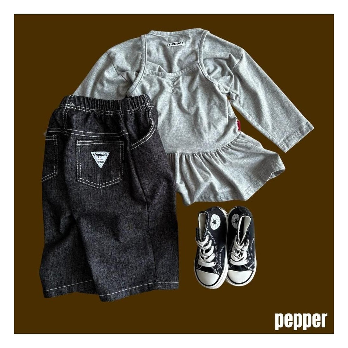 PEPPER キャンキャンレイヤードノースリーブ