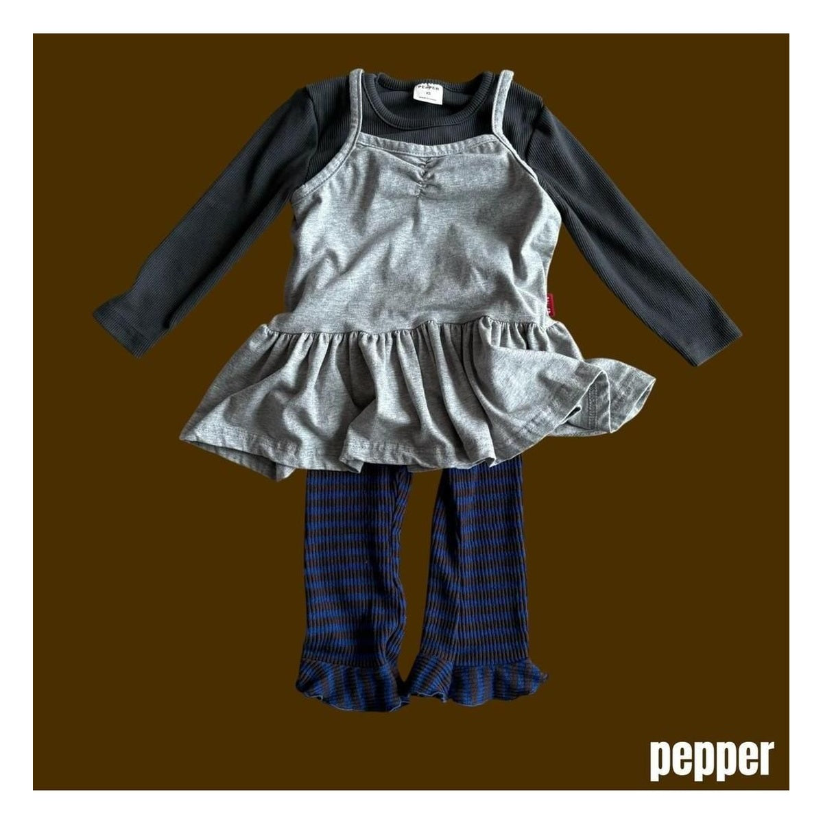 PEPPER キャンキャンレイヤードノースリーブ