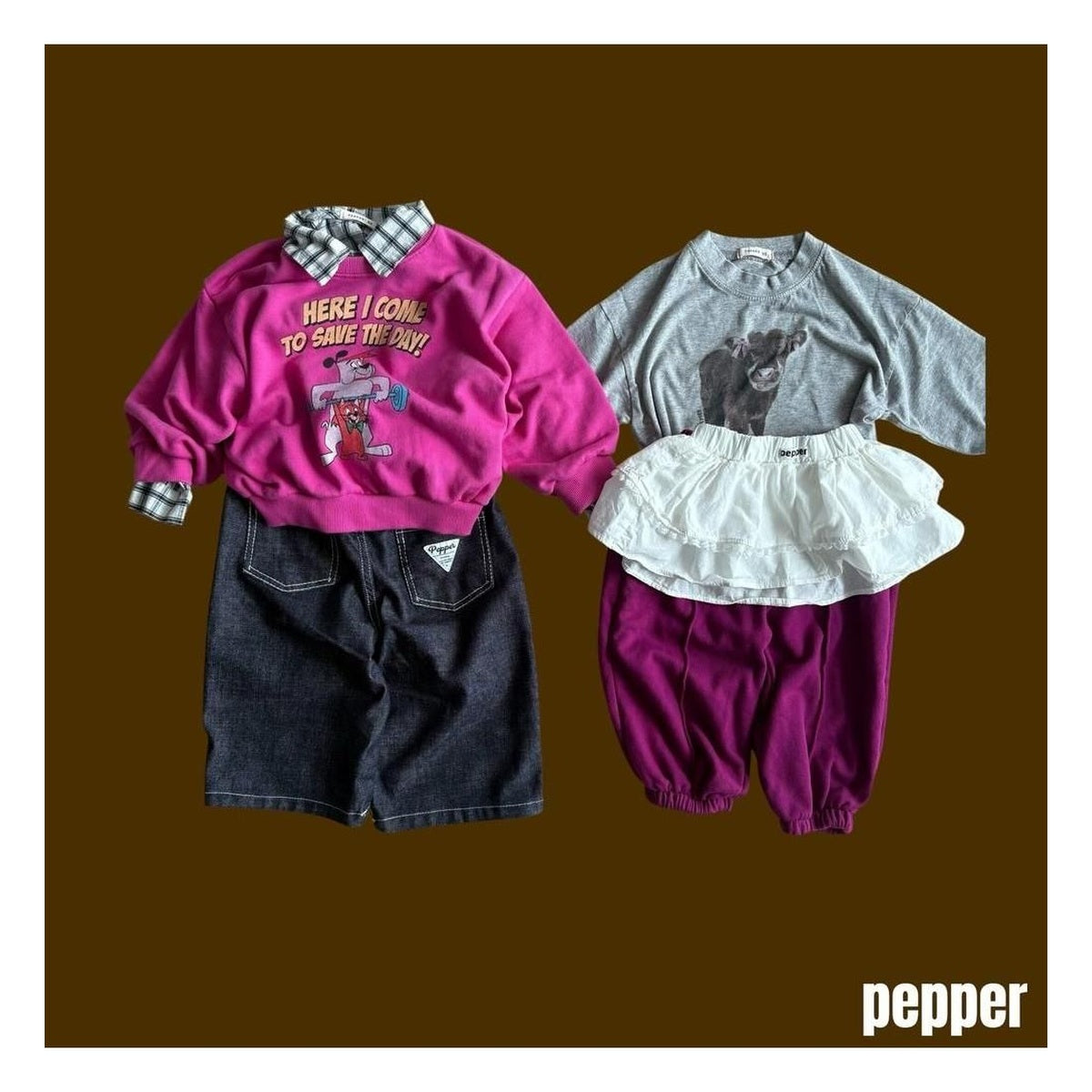 PEPPER 登園ジョガーパンツ
